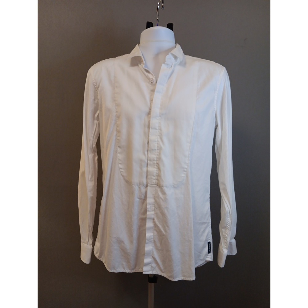 Mens Armani Exchange White Button Down Dress Shirt large